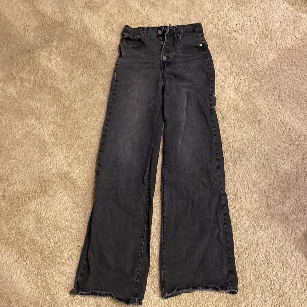 High rise wide leg Gap Jeans
